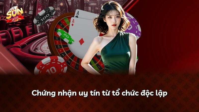 Chứng nhận uy tín từ tổ chức độc lập