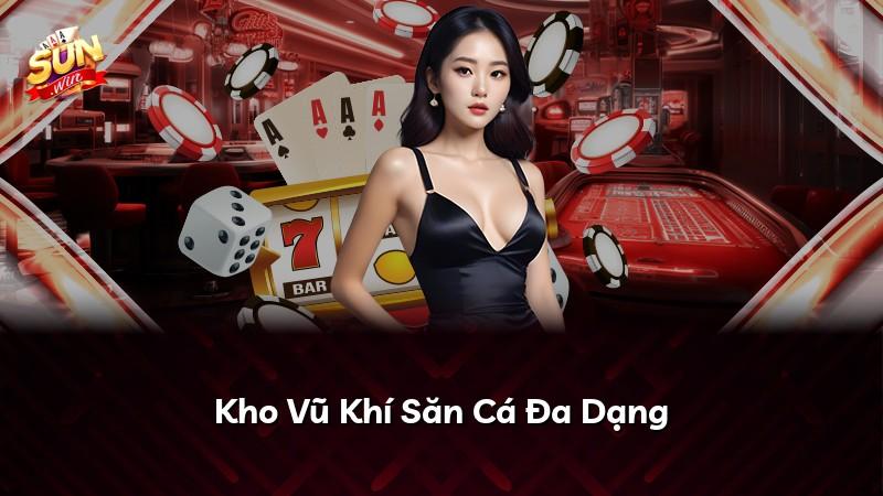 Kho Vũ Khí Săn Cá Đa Dạng